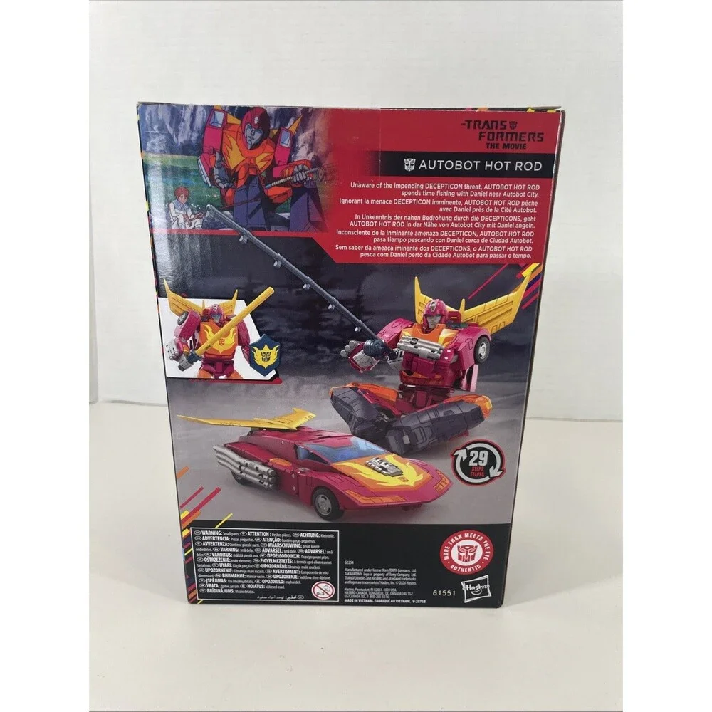 Studio Series 86 Voyager Class MTMTE Hot Rod Transformers New Sealed